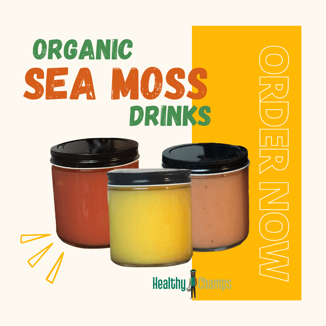 The Best Organic Sea Moss Gel - Healthy Champs Sea Moss Collection
